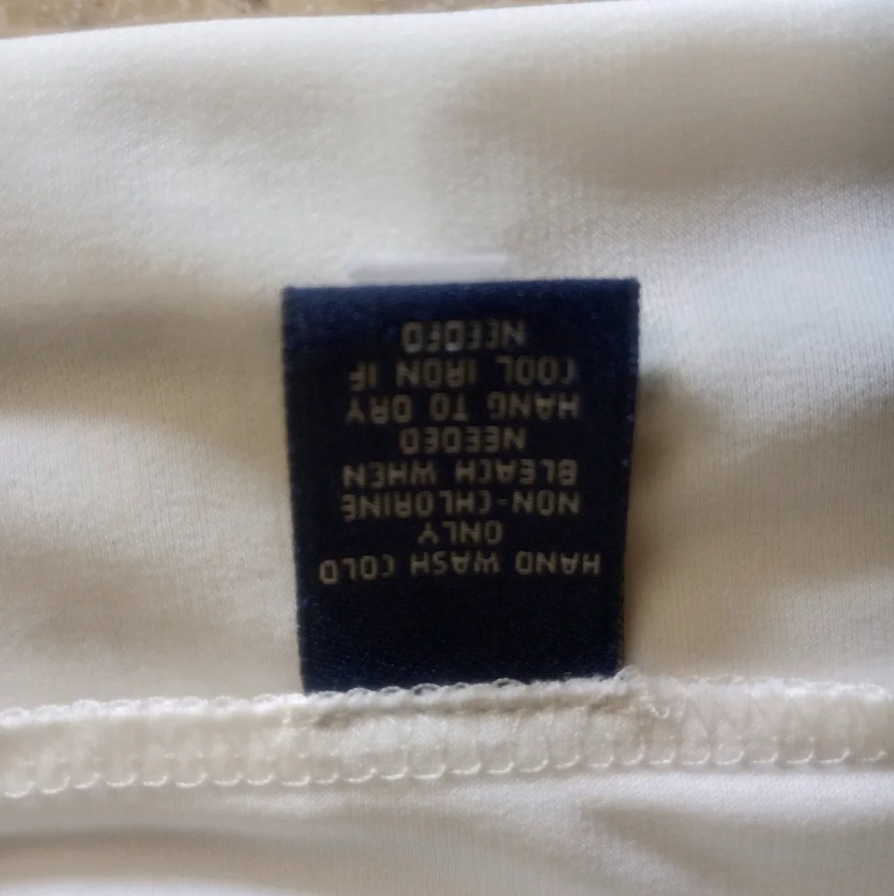 Chaps Black and White Dress size L - Picture 5 of 6